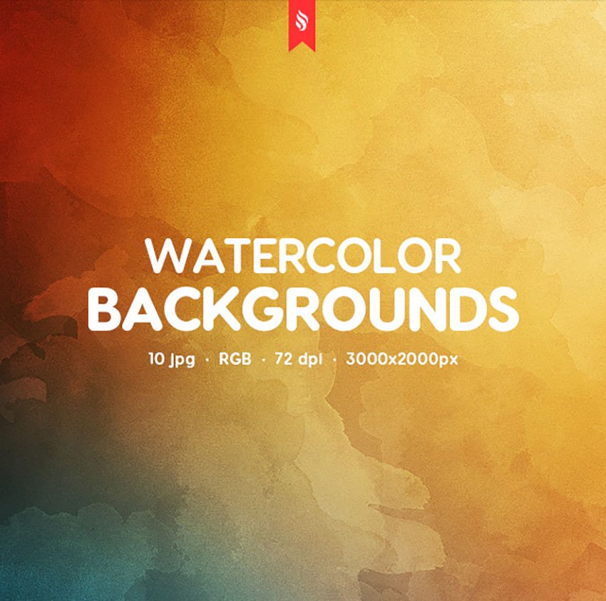 Warm Watercolor Backgrounds